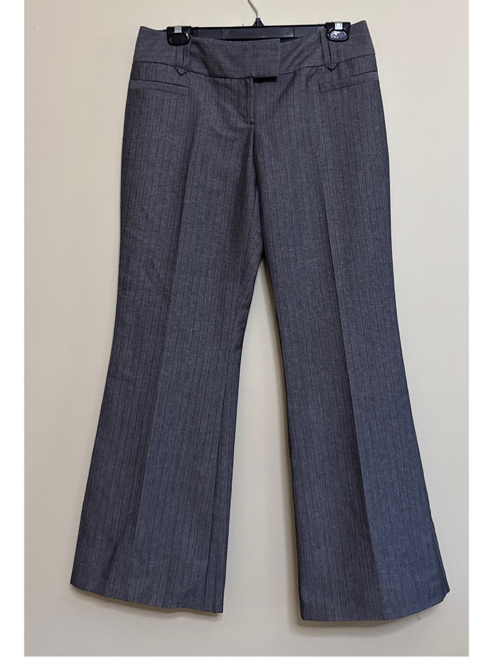 Drew Fit Gray Tailored Wide-Leg Dress Pants - Picture 2 of 7
